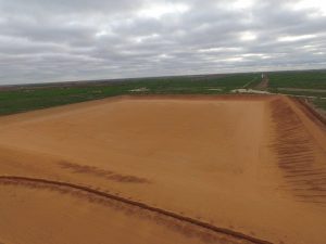 Large-scale water containment project